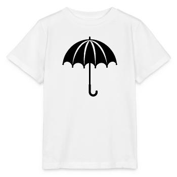 Süßer offener Schirm - Stanley/Stella Kinder T-Shirt MINI CREATOR  - Weiß - Vorne - Maike (125cm)