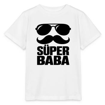 Süper Baba Babaları günü hediyesi Vatertag  - Stanley/Stella Kinder T-Shirt MINI CREATOR  - Weiß - Vorne - Maike (125cm)