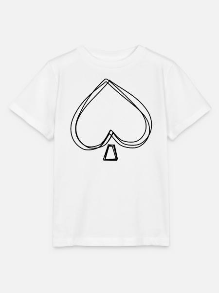 Pik handgezeichnet - Stanley/Stella Kinder T-Shirt MINI CREATOR - Weiß