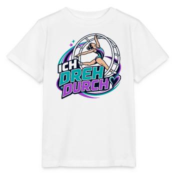 Ich Dreh Durch - Gymnastik & Tanz Vibe Rhönrad  - Stanley/Stella Kinder T-Shirt MINI CREATOR  - Weiß - Vorne - Maike (125cm)