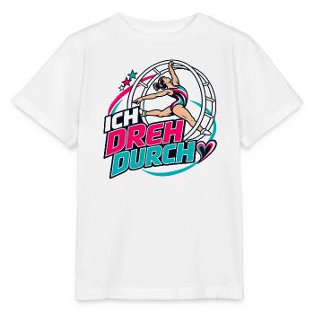 Ich Dreh Durch Rhönrad - Stanley/Stella Kinder T-Shirt MINI CREATOR  - Weiß - Vorne - Maike (125cm)