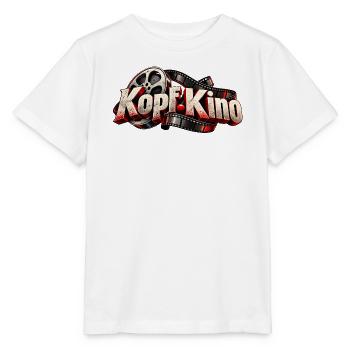 Kopf Kino Filmlogo mit Reel - Stanley/Stella Kinder T-Shirt MINI CREATOR  - Weiß - Vorne - Maike (125cm)