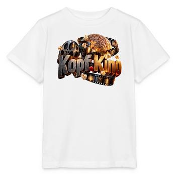 Kopf Kino Filmhirn Popcorn - Stanley/Stella Kinder T-Shirt MINI CREATOR  - Weiß - Vorne - Maike (125cm)