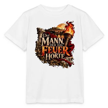 Der Mann der das Feuer hörte - Stanley/Stella Kinder T-Shirt MINI CREATOR  - Weiß - Vorne - Maike (125cm)