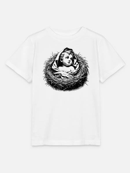 Neugeborener Jesus - Stanley/Stella Kinder T-Shirt MINI CREATOR - Weiß