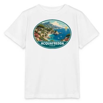 Erleben Sie Acquafredda in Italien Tyrrhenisches Meer Coa - Stanley/Stella Kinder T-Shirt MINI CREATOR  - Weiß - Vorne - Maike (125cm)