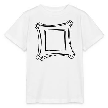 Bilderrahmen handgezeichnet - Stanley/Stella Kinder T-Shirt MINI CREATOR  - Weiß - Vorne - Maike (125cm)