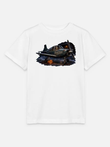 Flightmare – Verfluchtes Vintage-Flugzeug, Halloween - Stanley/Stella Kinder T-Shirt MINI CREATOR - Weiß