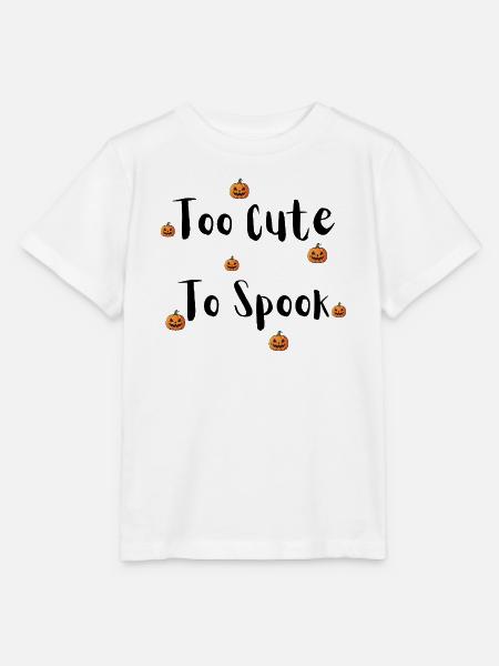 Spooky Pumpkin Scatter - Stanley/Stella Kinder T-Shirt MINI CREATOR - Weiß