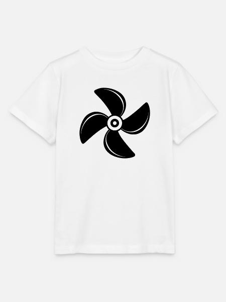 Bootspropeller - Stanley/Stella Kinder T-Shirt MINI CREATOR  - Weiß