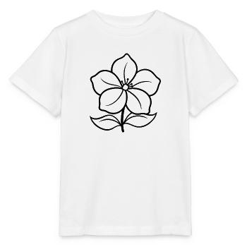 Hartriegelblume - Stanley/Stella Kinder T-Shirt MINI CREATOR  - Weiß - Vorne - Maike (125cm)