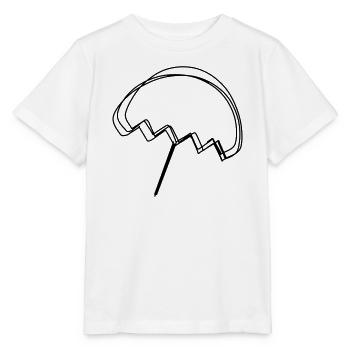 Sonnenschirm handgezeichnet - Stanley/Stella Kinder T-Shirt MINI CREATOR  - Weiß - Vorne - Maike (125cm)