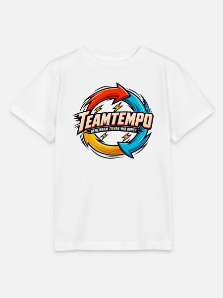 Teamtempo – Gemeinsam ziehen wir durch - Stanley/Stella Kinder T-Shirt MINI CREATOR - Weiß