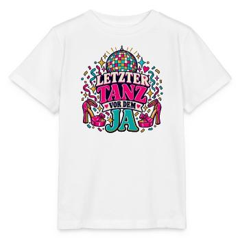 Letzter Tanz vor dem Ja - Stanley/Stella Kinder T-Shirt MINI CREATOR  - Weiß - Vorne - Maike (125cm)