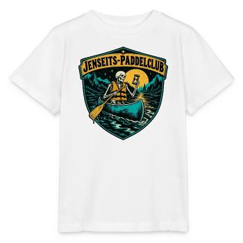 Jenseits-Paddelclub - Stanley/Stella Kinder T-Shirt MINI CREATOR  - Weiß - Vorne - Maike (125cm)