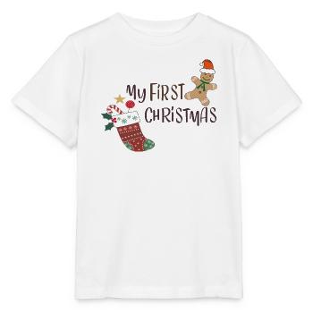 Mein Erstes Weihnachten - Stanley/Stella Kinder T-Shirt MINI CREATOR  - Weiß - Vorne - Maike (125cm)
