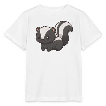 Stinktier - Stanley/Stella Kinder T-Shirt MINI CREATOR  - Weiß - Vorne - Maike (125cm)