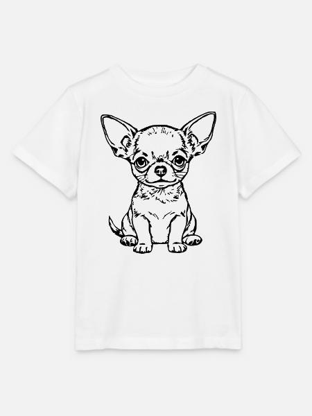 Chihuahua Geschenk Hundeliebhaber - Stanley/Stella Kinder T-Shirt MINI CREATOR - Weiß