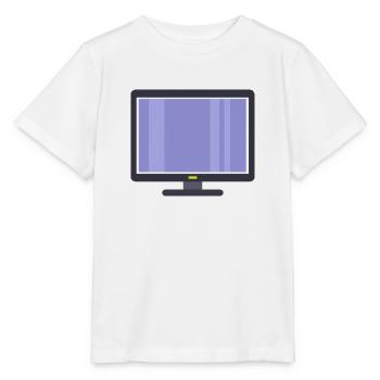 Fernsehen - Stanley/Stella Kinder T-Shirt MINI CREATOR  - Weiß - Vorne - Maike (125cm)
