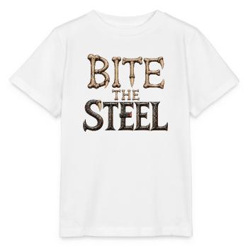 Bite The Steel Welding Wolf Shirt - Stanley/Stella Kinder T-Shirt MINI CREATOR  - Weiß - Vorne - Maike (125cm)