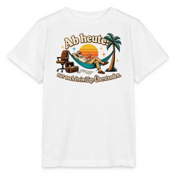 Rente Ruhestand Abschiedsgeschenk Kollege - Stanley/Stella Kinder T-Shirt MINI CREATOR  - Weiß - Vorne - Maike (125cm)