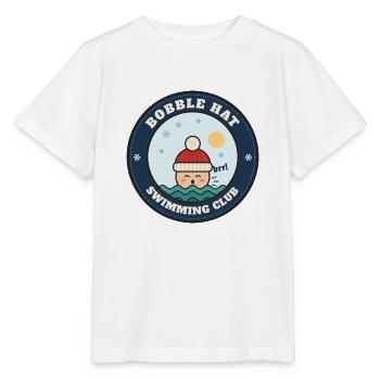 Bobble Hat Schwimmclub, Winter-Wildschwimmen - Stanley/Stella Kinder T-Shirt MINI CREATOR  - Weiß - Vorne - Maike (125cm)