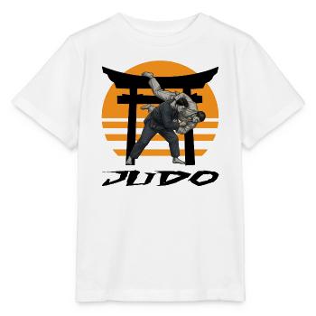 Judo - Stanley/Stella Kinder T-Shirt MINI CREATOR  - Weiß - Vorne - Maike (125cm)
