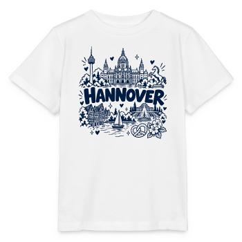 Hannover - Sehenswürdigkeiten - Niedersachsen - Stanley/Stella Kinder T-Shirt MINI CREATOR  - Weiß - Vorne - Maike (125cm)