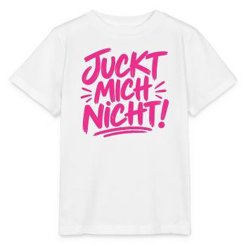 Juckt mich nicht! - cooler Spruch - Stanley/Stella Kinder T-Shirt MINI CREATOR  - Weiß - Vorne - Maike (125cm)