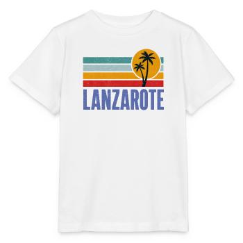 Lanzarote - Canary Islands - Kanaren - Vulkane - Stanley/Stella Kinder T-Shirt MINI CREATOR  - Weiß - Vorne - Maike (125cm)