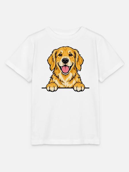Golden Retriever - Stanley/Stella Kinder T-Shirt MINI CREATOR - Weiß