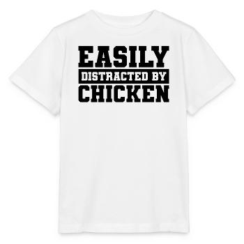 Huhn Spruch Humor - Stanley/Stella Kinder T-Shirt MINI CREATOR  - Weiß - Vorne - Maike (125cm)