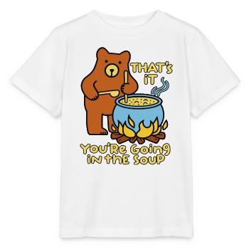 Suppenküche - Stanley/Stella Kinder T-Shirt MINI CREATOR  - Weiß - Vorne - Maike (125cm)