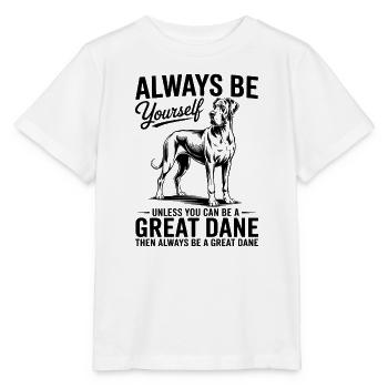 Deutsche Dogge Lustiges Deutsche Dogge Geschenk - Stanley/Stella Kinder T-Shirt MINI CREATOR  - Weiß - Vorne - Maike (125cm)