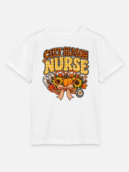 Kuschelige Herbstpflegekraft - Stanley/Stella Kinder T-Shirt MINI CREATOR - Weiß