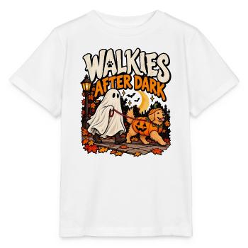 Walkies After Dark - Stanley/Stella Kinder T-Shirt MINI CREATOR  - Weiß - Vorne - Maike (125cm)