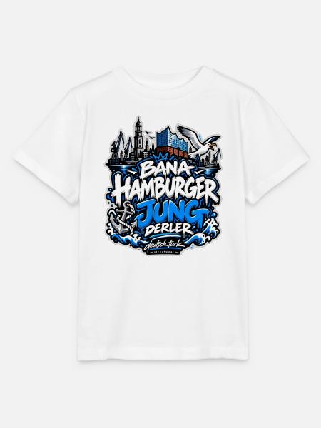 Bana Hamburger Jung derler – Hamburg Streetwear - Stanley/Stella Kinder T-Shirt MINI CREATOR  - Weiß