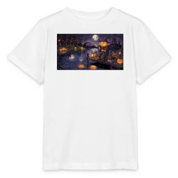 Kürbisangler am Mondsee - Stanley/Stella Kinder T-Shirt MINI CREATOR  - Weiß - Vorne - Maike (125cm)