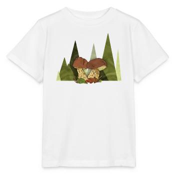 Pilze - Stanley/Stella Kinder T-Shirt MINI CREATOR  - Weiß - Vorne - Maike (125cm)