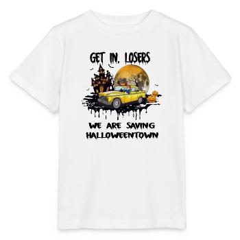 Halloweentown wird gerettet, bereit zur Sublimation - Stanley/Stella Kinder T-Shirt MINI CREATOR  - Weiß - Vorne - Maike (125cm)