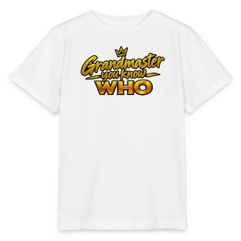 Großmeister Du weißt WER - Stanley/Stella Kinder T-Shirt MINI CREATOR  - Weiß - Vorne - Maike (125cm)