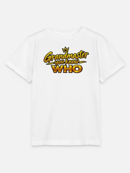 Großmeister Du weißt WER - Stanley/Stella Kinder T-Shirt MINI CREATOR  - Weiß