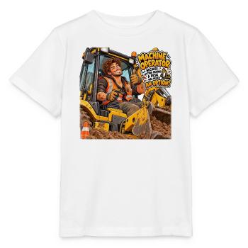 Maschinenbediener: Baugeist - Stanley/Stella Kinder T-Shirt MINI CREATOR  - Weiß - Vorne - Maike (125cm)