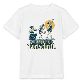 Tanzlehrer Spruch Fortschritt Tanzunterricht - Stanley/Stella Kinder T-Shirt MINI CREATOR  - Weiß - Vorne - Maike (125cm)