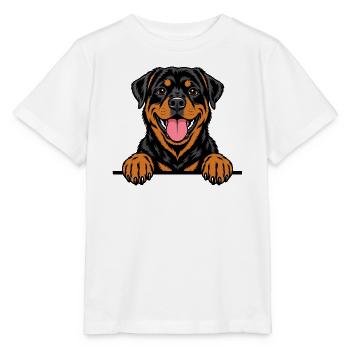 Rottweiler - Stanley/Stella Kinder T-Shirt MINI CREATOR  - Weiß - Vorne - Maike (125cm)