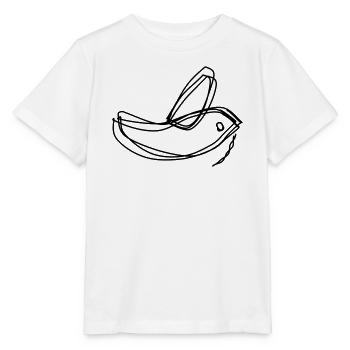 Hochzeitstaube handgezeichnet - Stanley/Stella Kinder T-Shirt MINI CREATOR  - Weiß - Vorne - Maike (125cm)