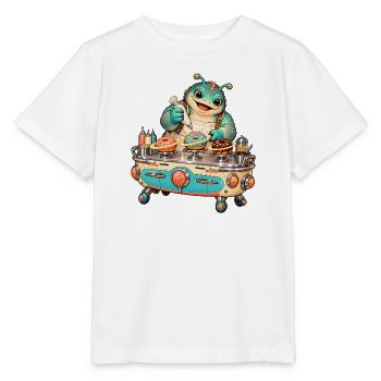 Retro Koch Drachenmeister - Stanley/Stella Kinder T-Shirt MINI CREATOR  - Weiß - Vorne - Maike (125cm)