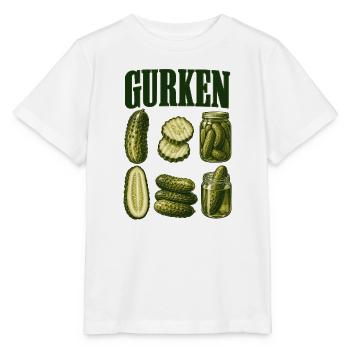 Gurkenkunde - Stanley/Stella Kinder T-Shirt MINI CREATOR  - Weiß - Vorne - Maike (125cm)