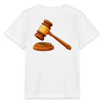 Richter am Gavel Court - Stanley/Stella Kinder T-Shirt MINI CREATOR  - Weiß - Vorne - Maike (125cm)