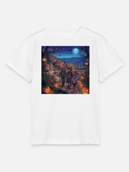 Halloween Familienwanderung - Stanley/Stella Kinder T-Shirt MINI CREATOR  - Weiß